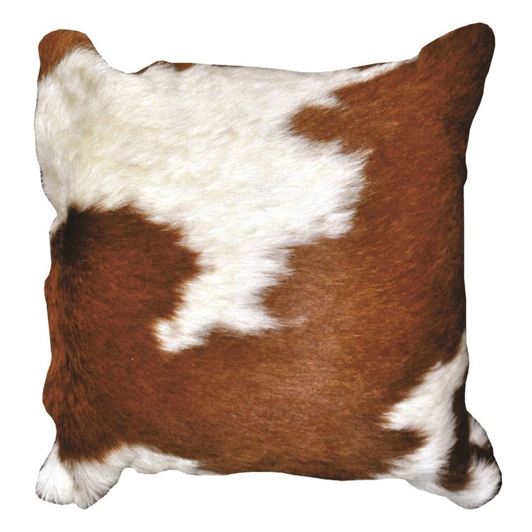 Cow discount fur pillow